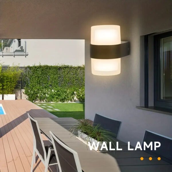 Led Fancy Wall Lights for Bedroom Modern Round Outdoor Indoor Lighting Decoration Mounted Light For Bathroom Stair Aisle Led Garden Porch Living Room