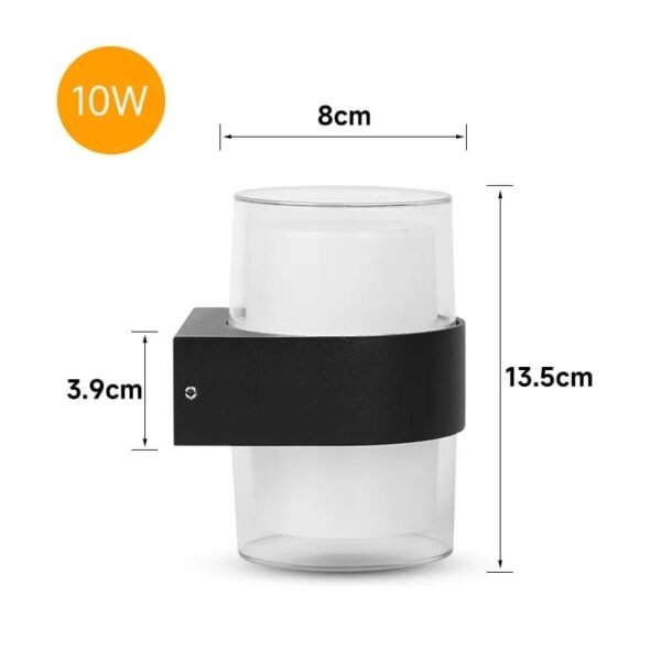 Led Fancy Wall Lights for Bedroom Modern Round Outdoor Indoor Lighting Decoration Mounted Light For Bathroom Stair Aisle Led Garden Porch Living Room - Image 3