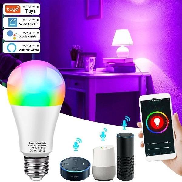 Smart LED Bulb Multi Color 10 Watt - Image 4