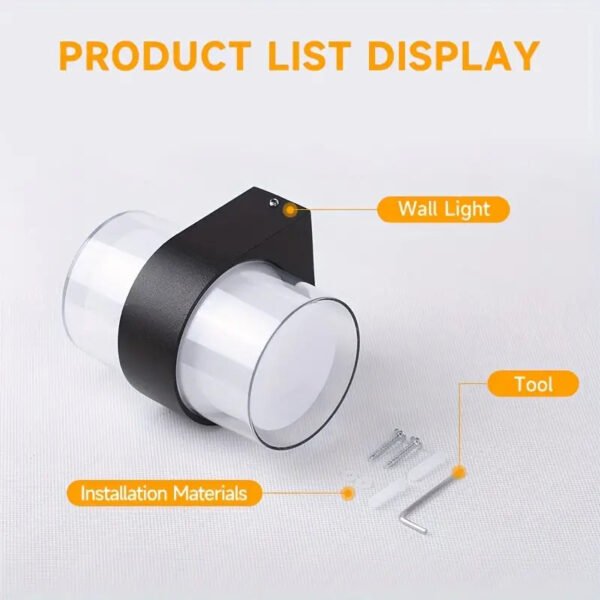 Led Fancy Wall Lights for Bedroom Modern Round Outdoor Indoor Lighting Decoration Mounted Light For Bathroom Stair Aisle Led Garden Porch Living Room - Image 10