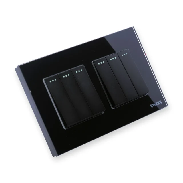 Swiss Luxury 6 Gang Switch
