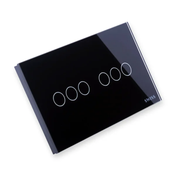 Swiss Home Automation 6 Gang Switch (Black) Swiss Home Automation 6 Gang Switch, photo 5