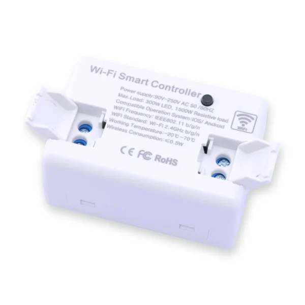 WiFi Smart Switch – 300 watt controller – Timer Breaker Control – (Front) Swiss WiFi Smart Controller, photo 5