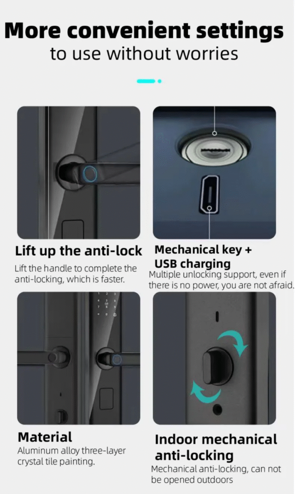Swiss Smart Door Lock (Handle) - Image 6