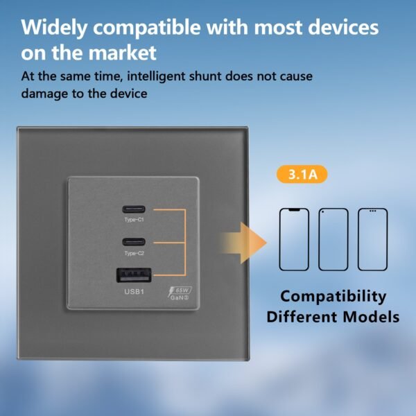 Swiss 65w Fast Charging Socket For Iphone / Android - Image 9