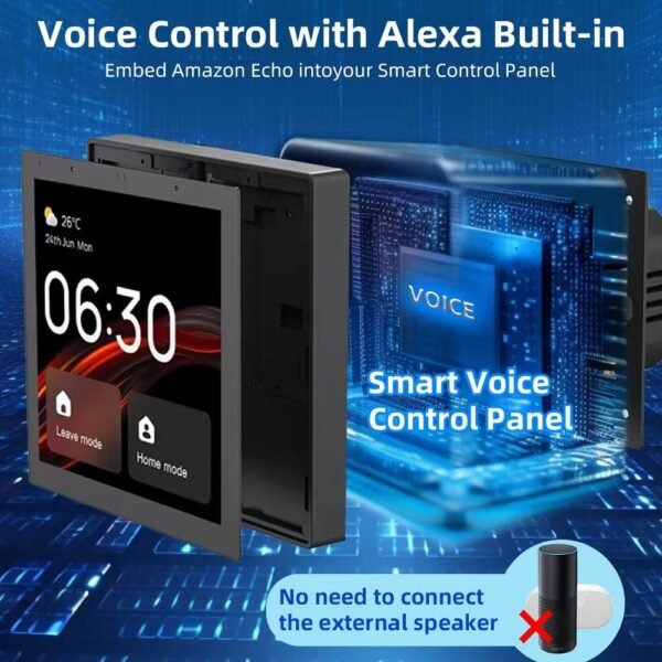 Swiss Smart Control Panel 4 inch Touch Screen with Alexa Voice Control - Image 8