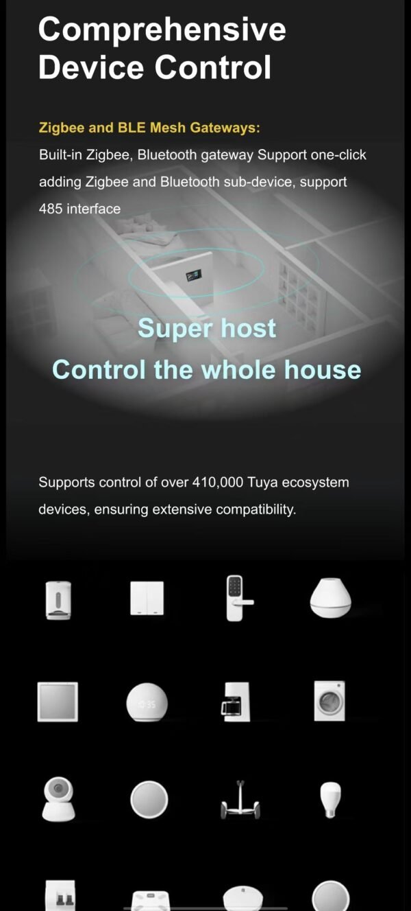 Swiss Smart 8 inches Control Panel T8pro with Alexa Voice Control - Image 25