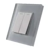 Swiss Luxury Edge Series 2 Gang Switch Swiss Luxury Edge Series 2 Gang Switch