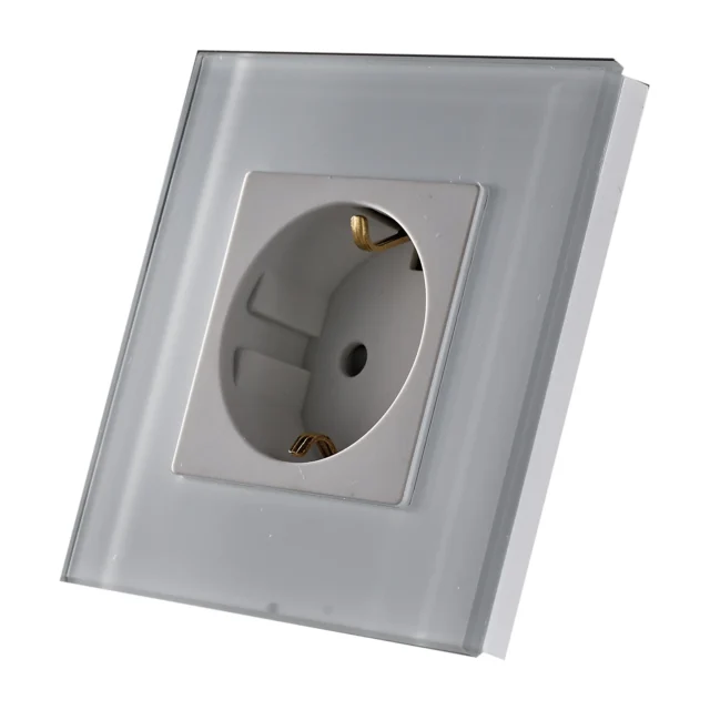 Swiss Luxury Edge Series Schuko Socket