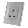 Swiss Luxury Edge Series UK 3-Pin Socket Swiss Luxury Edge Series UK 3-Pin Socket