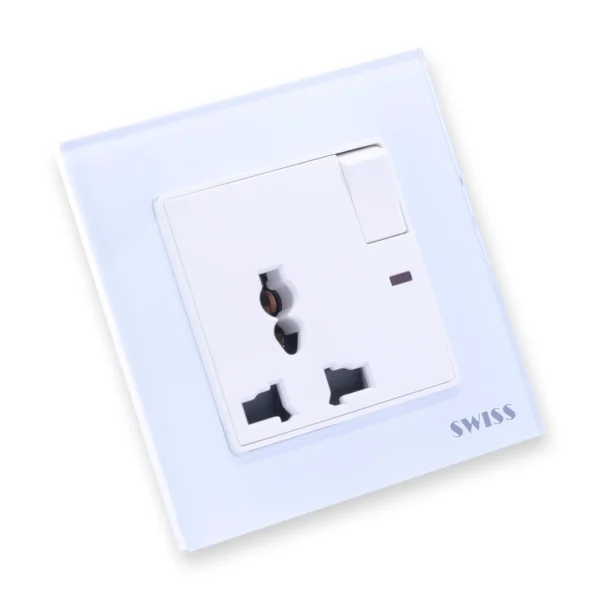 Swiss Luxury Switched Universal Socket Swiss Luxury Switched Universal Socket, photo 2