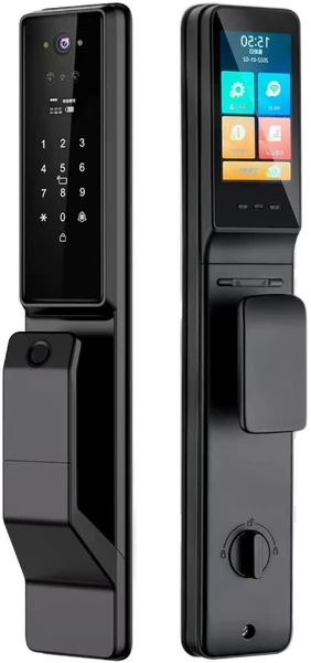 Swiss Home Automation Door Lock (X6), front and back
